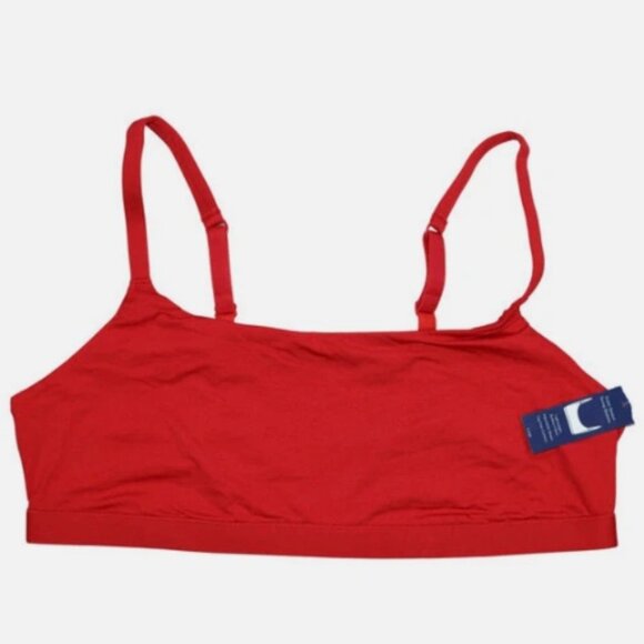 GapBody Women's Super Stretch Scoop Bralette GPW0135 NWT Modern Red - Picture 1 of 2